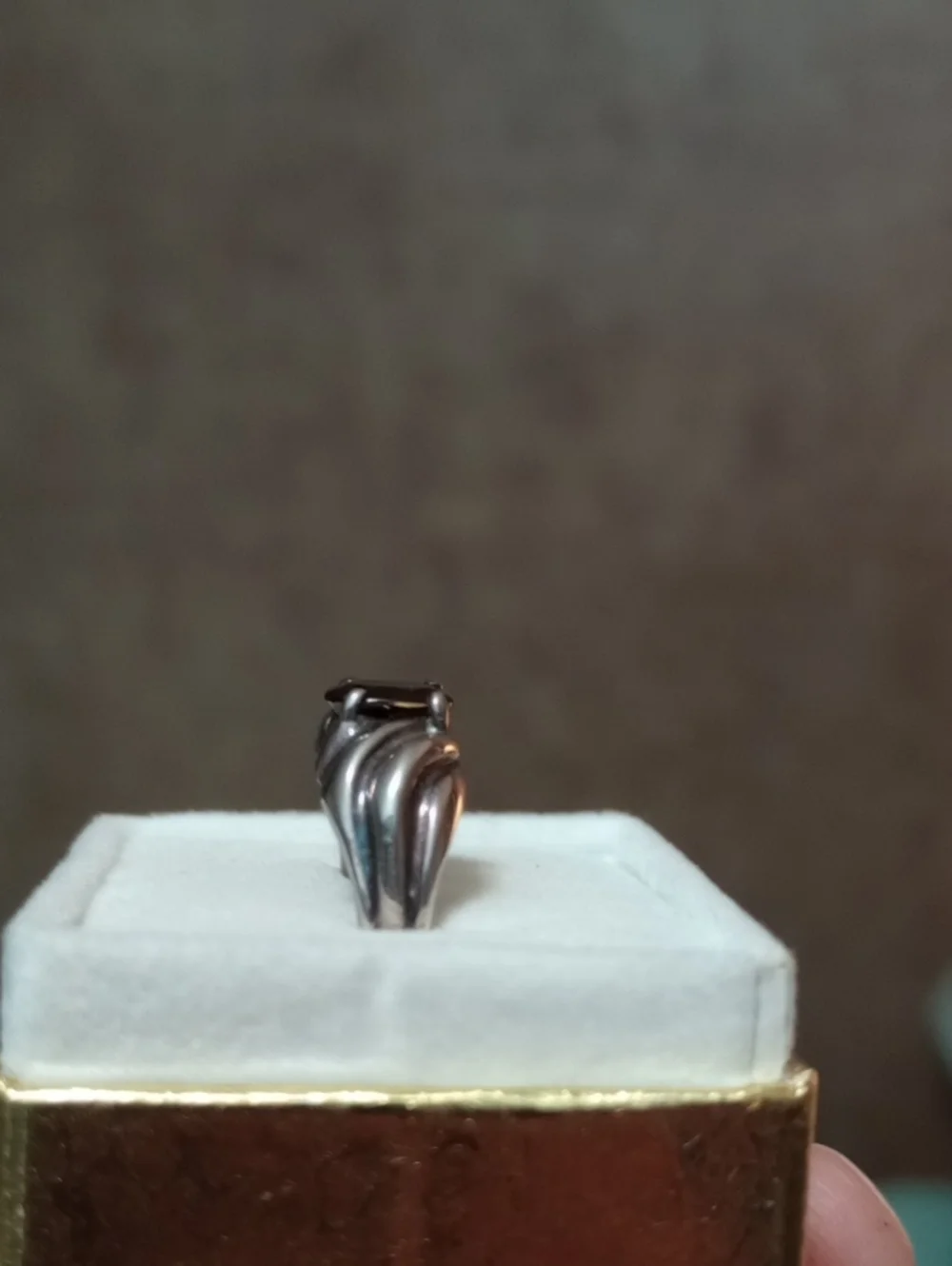Sterling Silver Color Change Genuine Sapphire Ring